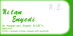 milan enyedi business card